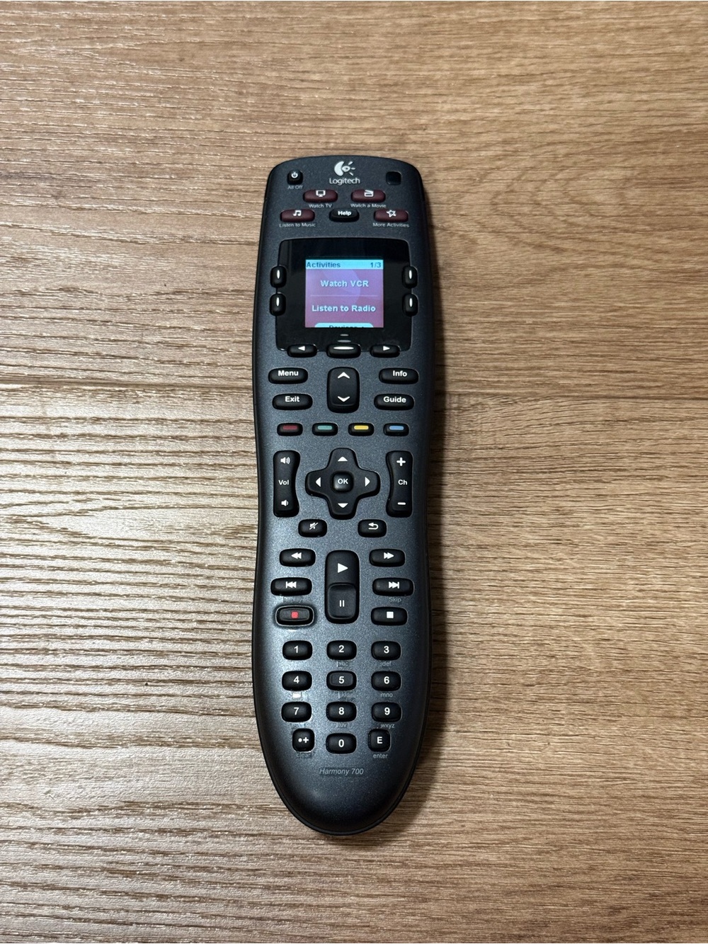 Logitech Harmony 700 Universal Remote Control with Color Screen- Works